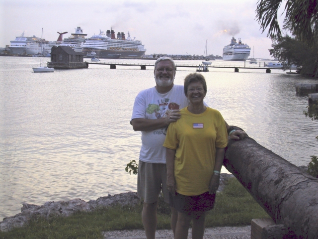John & Karen David On Vacation In Nassau, The Bahamas