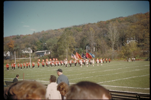 
6 Little Red Marching Band- Entering the Field