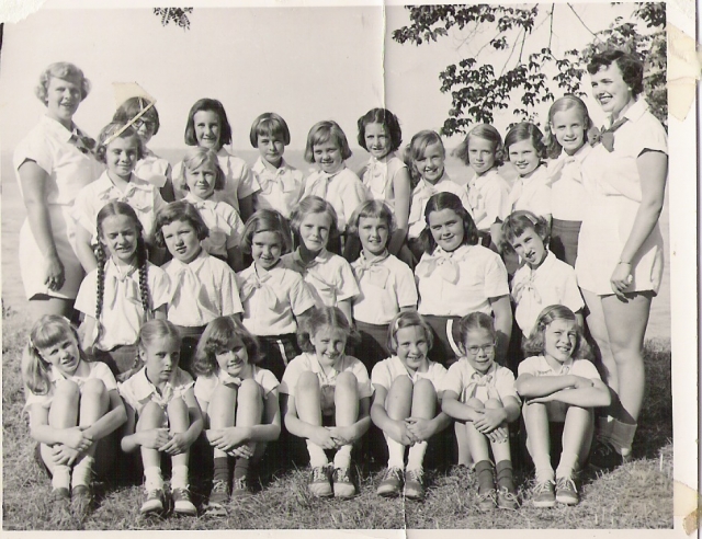 Can you identify classmates from this 50s photo taken at Camp Comstock?