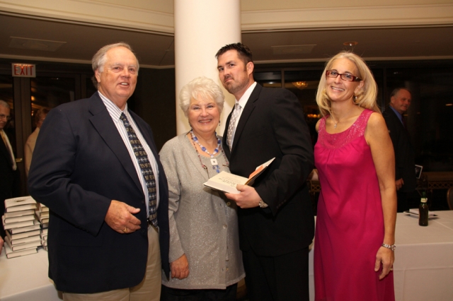 Judy Lampman Lankau, husband Paul and daughter, Kelly Lankau Watts with Marcus Luttrell...author of The Lone Survivor!