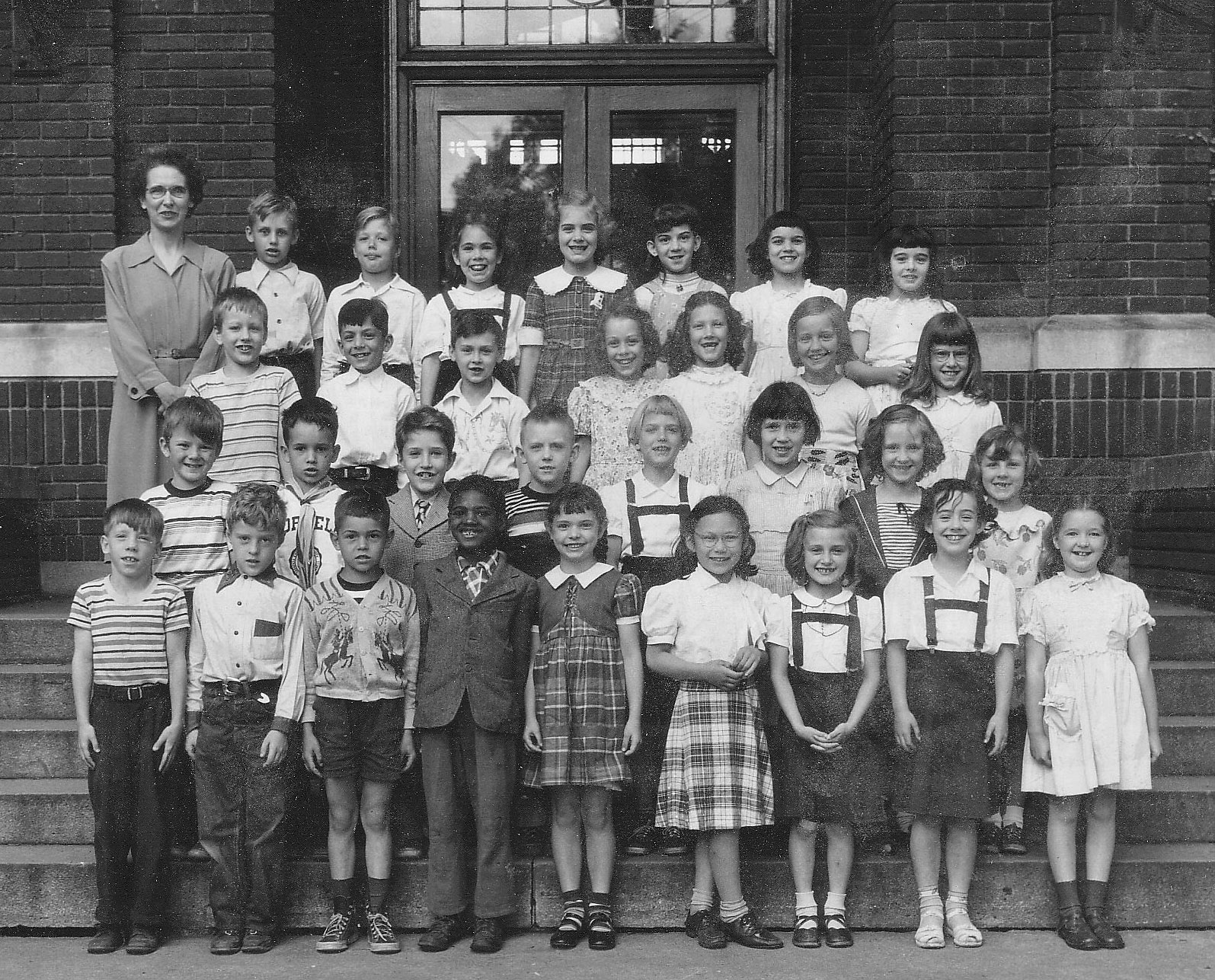 Miss Johnson's 2nd Grade class, Henry St. John's Elementary School, June 6, 1951