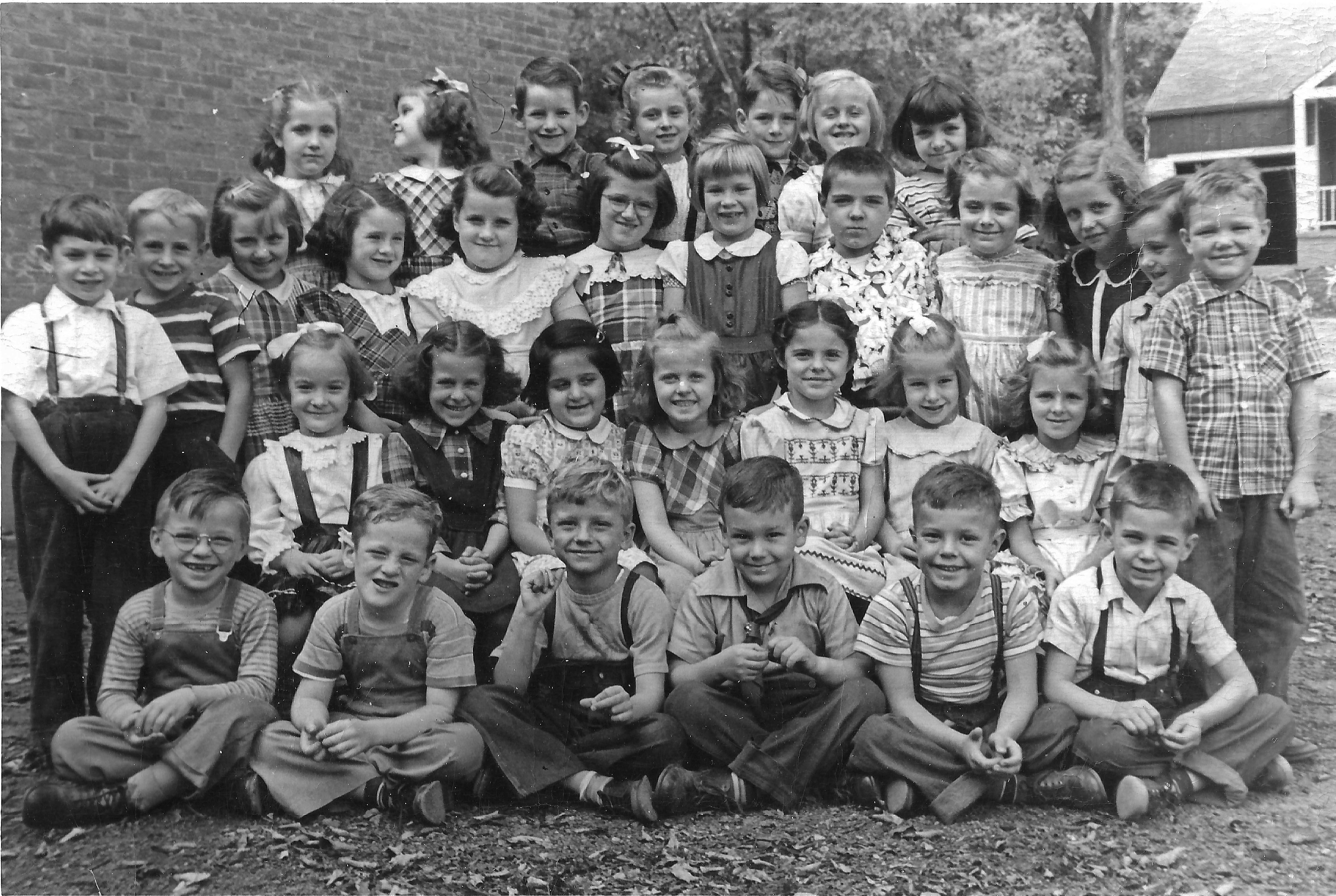 1st Grade, Fall Creek School, 1949