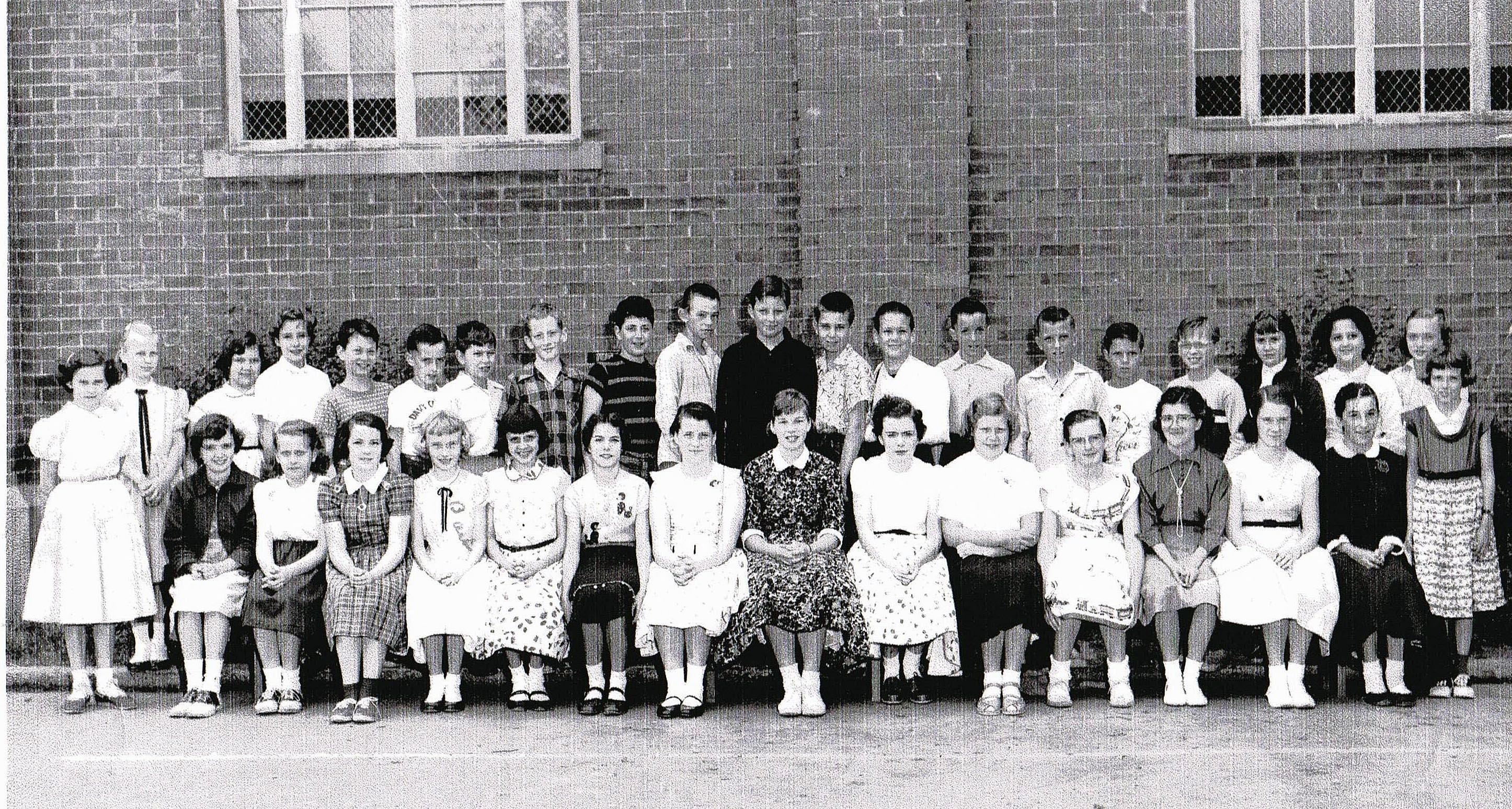 Fall Creek 6th Grade, Class of 1955